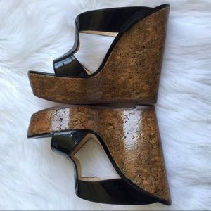 $795 Christian Louboutin Wedge 120 Cork